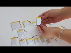 2mm超薄型リチウムポリマーバッテリー 27mAh 3.7Vセルリポバッテリー